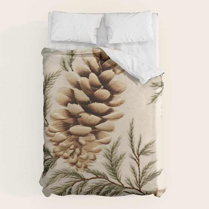 Pinecone Enchantment Duvet Cover Gallery Image 6