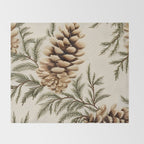 Pinecone Enchantment Throw Blanket Gallery Image 2
