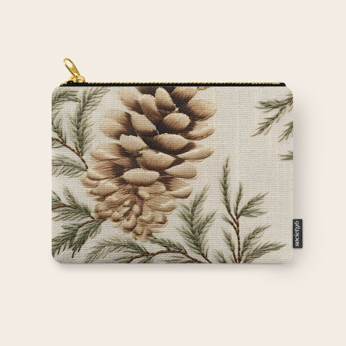 Pinecone Enchantment Carry All Pouch Gallery Image 1