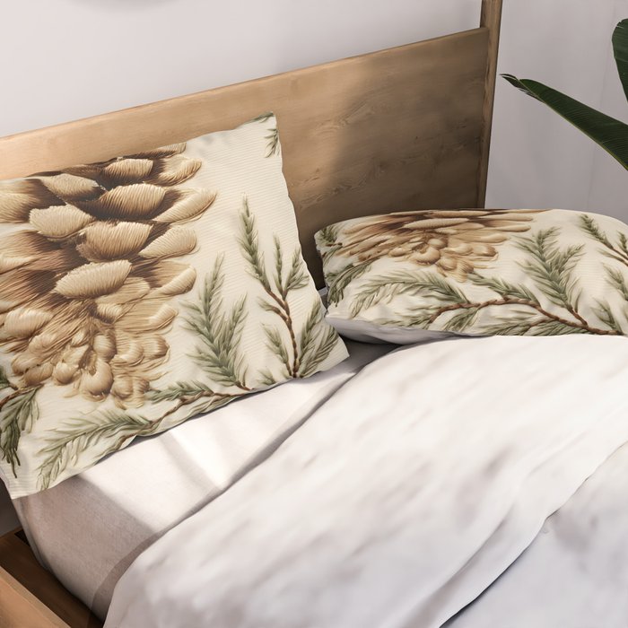 Pinecone Enchantment Pillow Sham Gallery Image 2