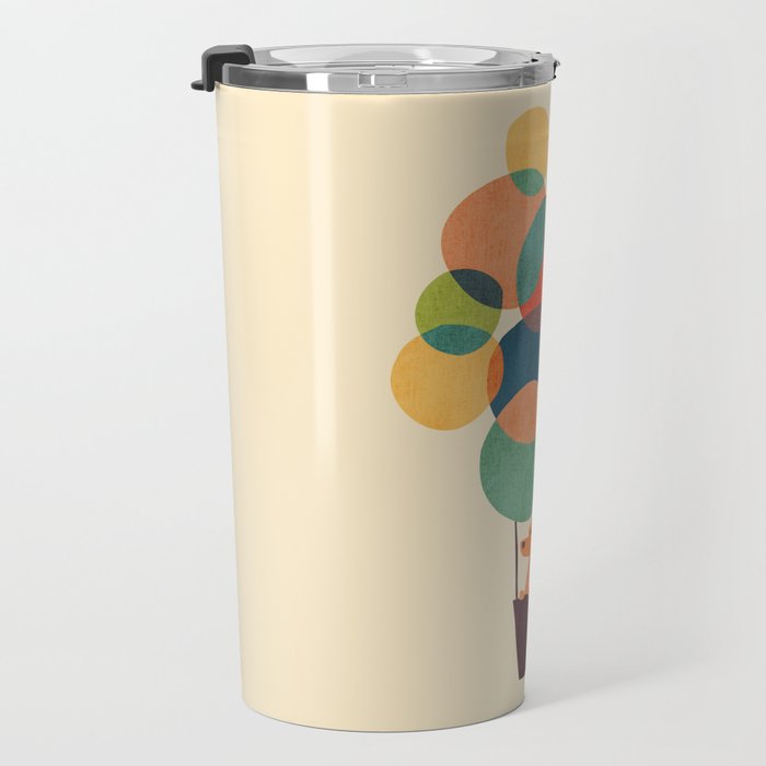 Whimsical Hot Air Balloon Travel Mug Gallery Image 3
