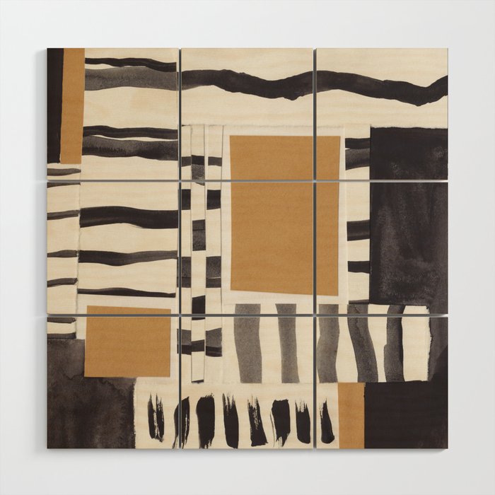 Tapestry of Lines #1 Wood Wall Art Gallery Image 1