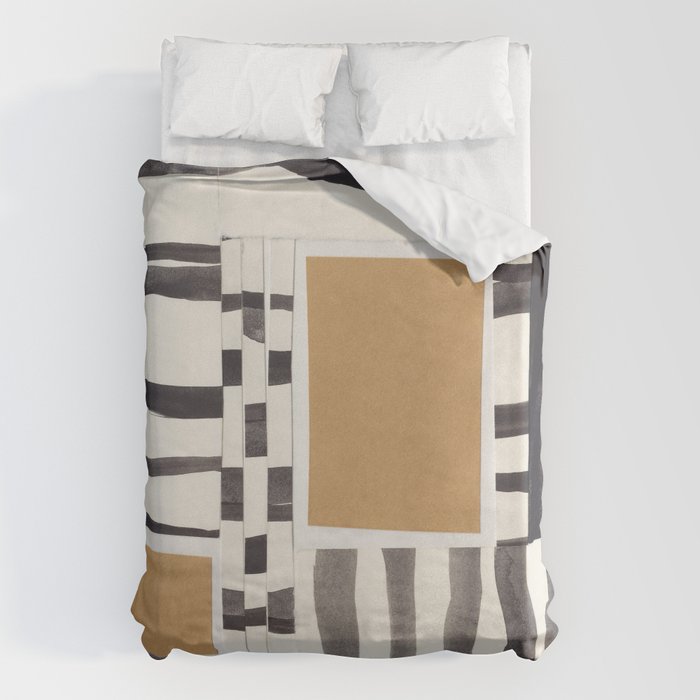 Tapestry of Lines #1 Duvet Cover Gallery Image 1