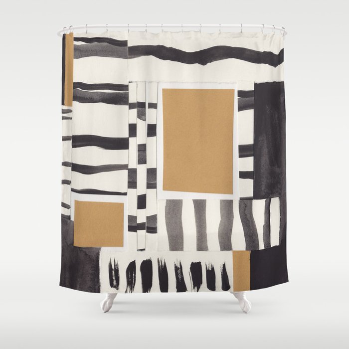 Tapestry of Lines #1 Shower Curtain Gallery Image 1