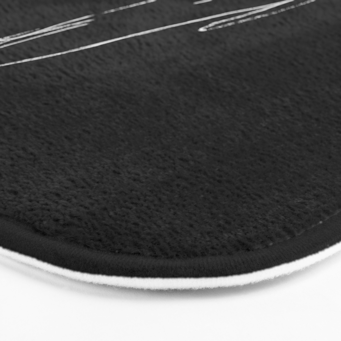 Curious cat impression Bath Mat Gallery Image 3