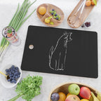 Curious cat impression Cutting Board Gallery Image 2