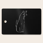 Curious cat impression Cutting Board Gallery Image 1