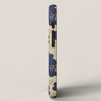 Blue Flower Pattern iPhone Case Gallery Image 2