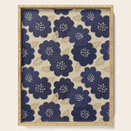 Blue Flower Pattern Serving Tray Gallery Image 1