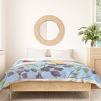 Poppy Garden Blue Duvet Cover Gallery Image 3