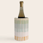 Block print geometrics stripes earthy Wine Chiller Gallery Image 3