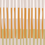 Block print geometrics stripes earthy Coffee Mug Gallery Image 2