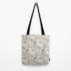 Black and White Leaves  Tote Bag Gallery Image 2