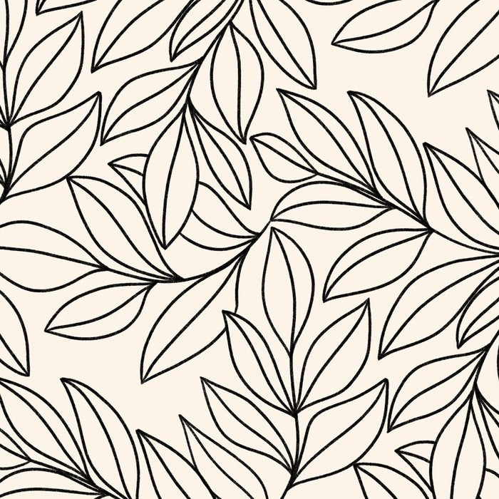 Black and White Leaves  Coffee Mug Gallery Image 2