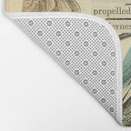 Bird Divinations: Passenger Pigeon (about: almanacofbirds.org) Bath Mat Gallery Image 2