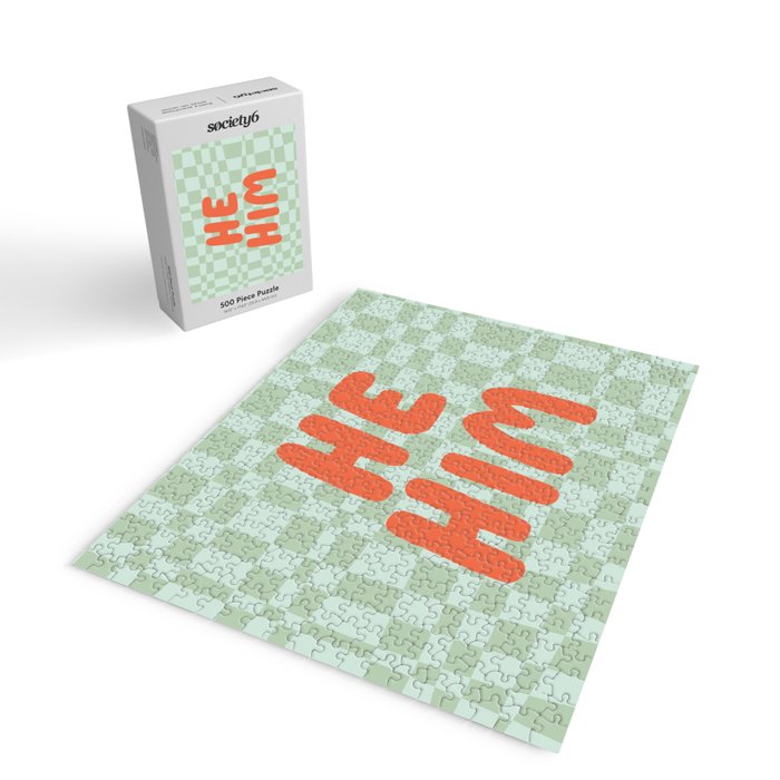 He / Him Pronouns  Jigsaw Puzzle Gallery Image 2