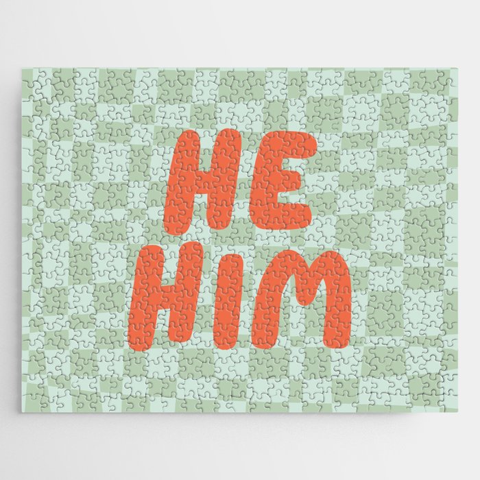 He / Him Pronouns  Jigsaw Puzzle Gallery Image 1