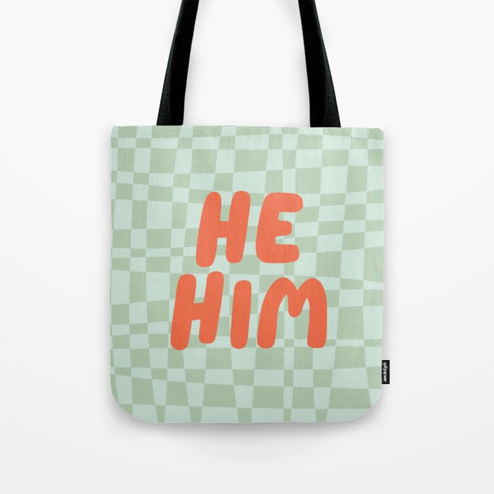 He / Him Pronouns  Tote Bag Gallery Image 1