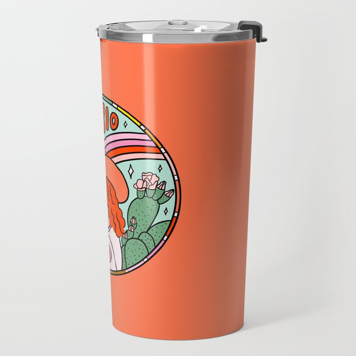 Scorpio Cowgirl Travel Mug Gallery Image 2