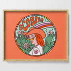 Scorpio Cowgirl Serving Tray Gallery Image 1