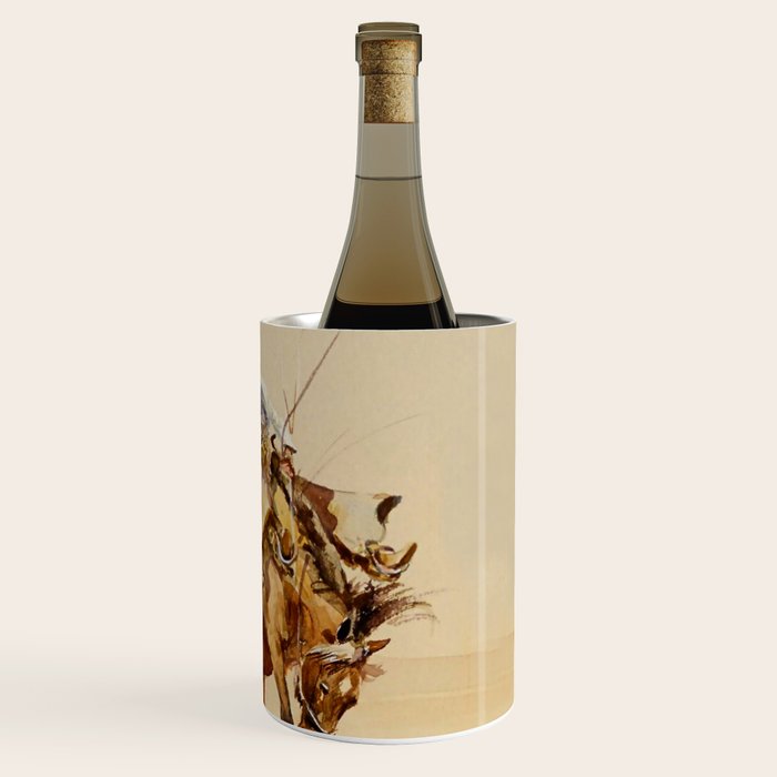Cowboy on a Bucking Horse 2 by Edward Borein Wine Chiller Gallery Image 3