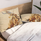 Cowboy on a Bucking Horse 2 by Edward Borein Pillow Sham Gallery Image 2