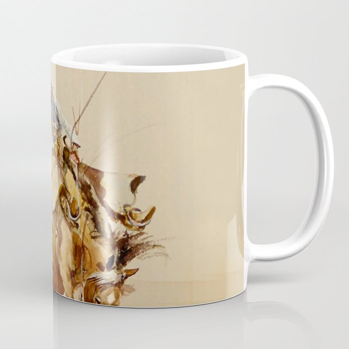 Cowboy on a Bucking Horse 2 by Edward Borein Coffee Mug Gallery Image 1