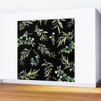 Eucalyptus and Olive Pattern  Wall Mural Gallery Image 2