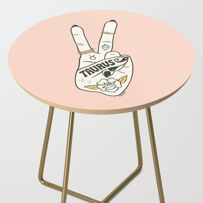 TAURUS (PEACE SIGN COLLECTION) Side Table Gallery Image 2