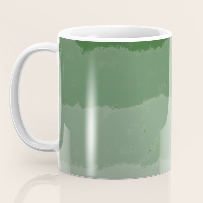 Forest Green Cloud Layers Coffee Mug Gallery Image 3