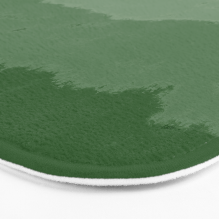 Forest Green Cloud Layers Bath Mat Gallery Image 3