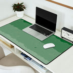 Forest Green Cloud Layers Desk Mat Gallery Image 2