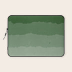 Forest Green Cloud Layers Laptop Sleeve Gallery Image 1