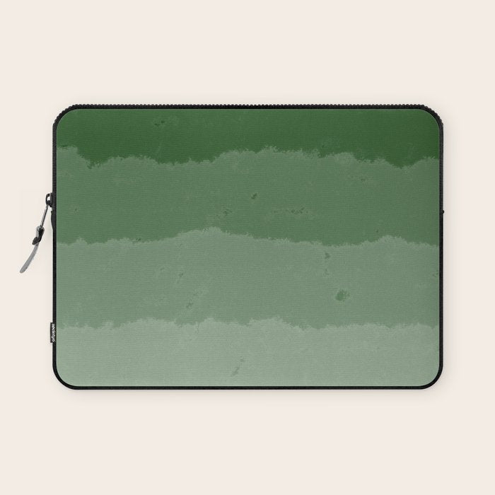 Forest Green Cloud Layers Laptop Sleeve Gallery Image 1