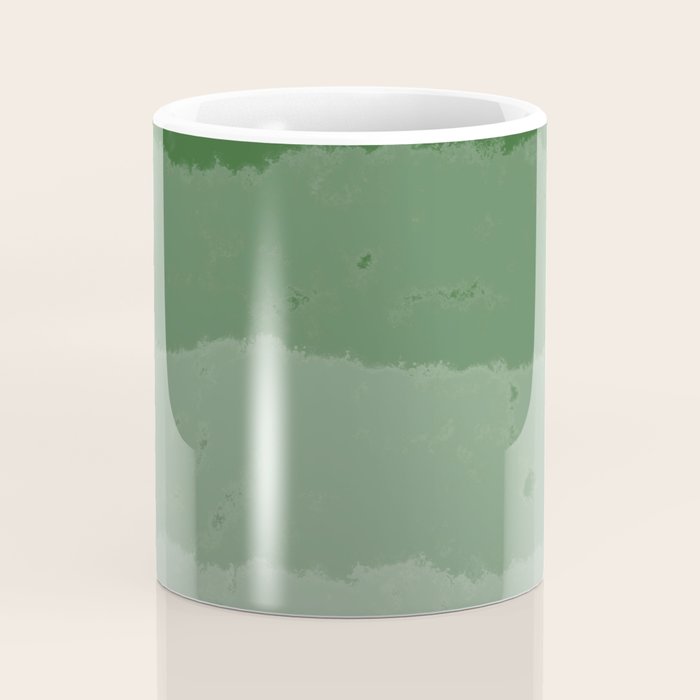 Forest Green Cloud Layers Coffee Mug Gallery Image 4