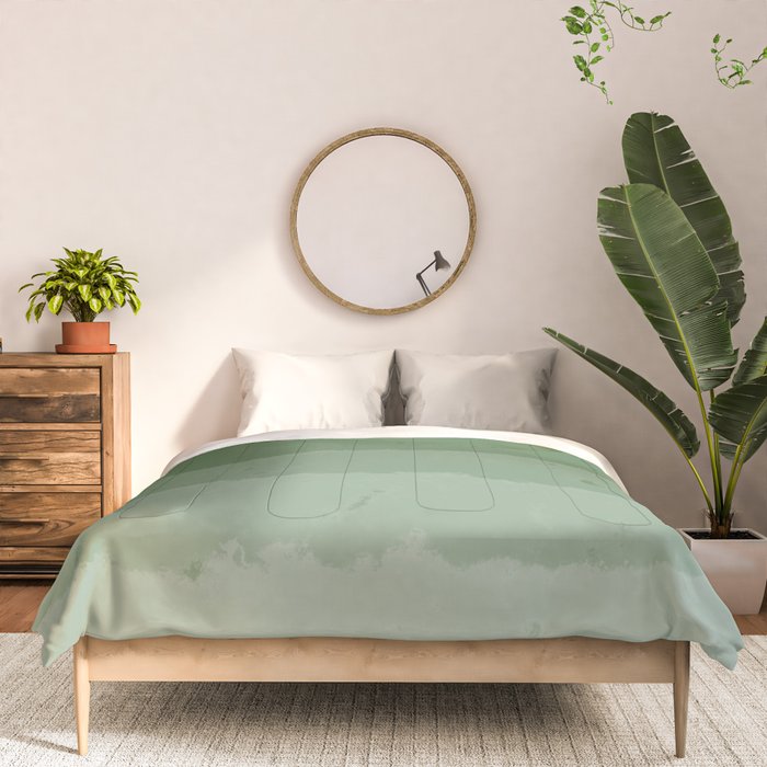 Forest Green Cloud Layers Comforter Gallery Image 3