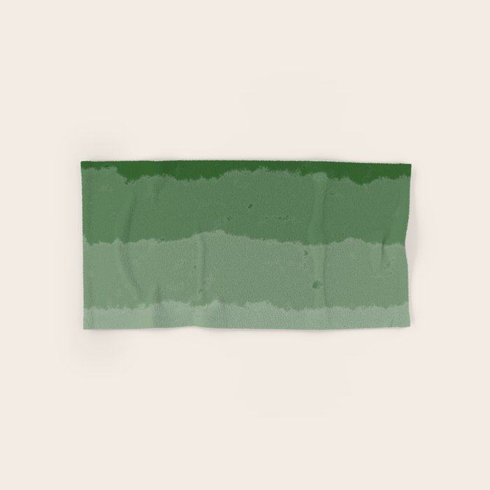 Forest Green Cloud Layers Bath Towel Gallery Image 1