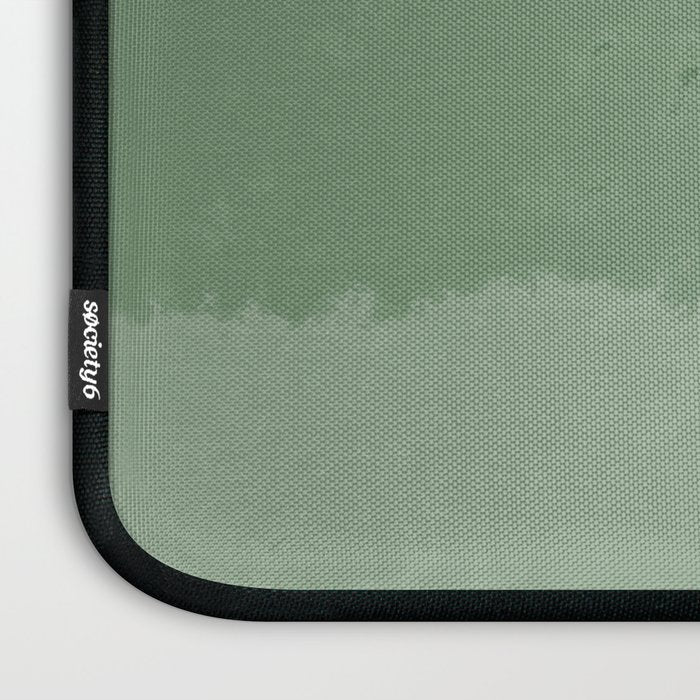 Forest Green Cloud Layers Laptop Sleeve Gallery Image 3