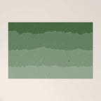 Forest Green Cloud Layers Welcome Mat Gallery Image 1