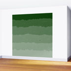 Forest Green Cloud Layers Wall Mural Gallery Image 2