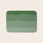 Forest Green Cloud Layers Bath Mat Gallery Image 1
