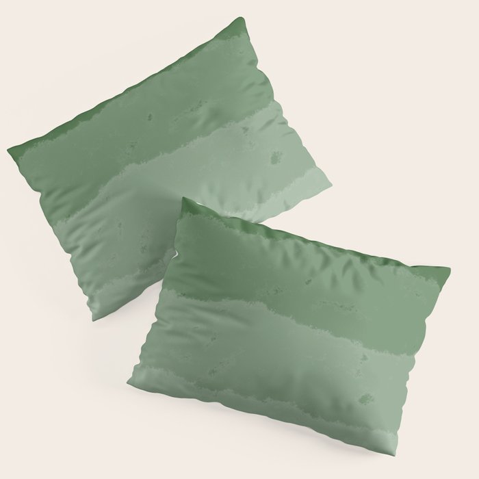 Forest Green Cloud Layers Pillow Sham Gallery Image 3