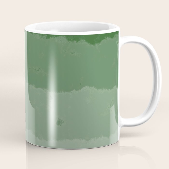 Forest Green Cloud Layers Coffee Mug Gallery Image 1