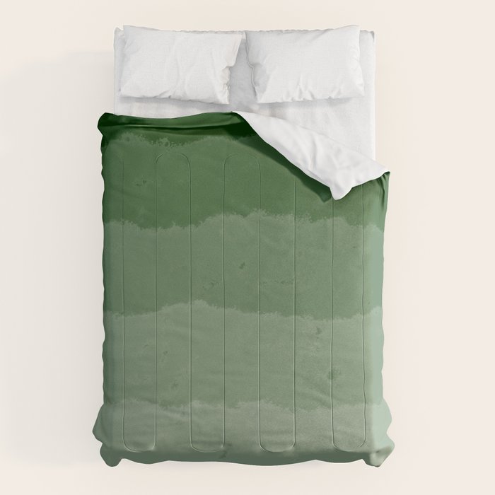 Forest Green Cloud Layers Comforter Gallery Image 6