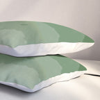 Forest Green Cloud Layers Pillow Sham Gallery Image 3
