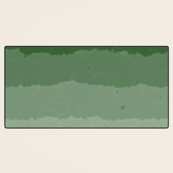 Forest Green Cloud Layers Desk Mat Gallery Image 3