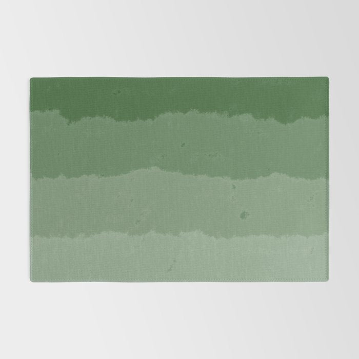 Forest Green Cloud Layers Rug Gallery Image 2