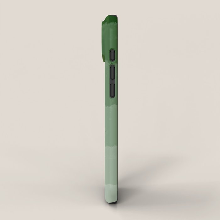 Forest Green Cloud Layers iPhone Case Gallery Image 2