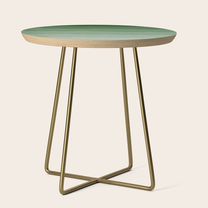 Forest Green Cloud Layers Side Table Gallery Image 1