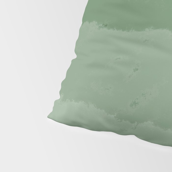 Forest Green Cloud Layers Pillow Sham Gallery Image 4